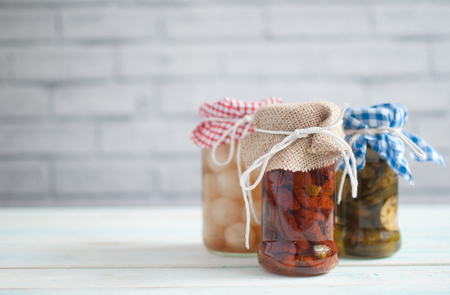 Naturally conserved fermented vegetablesの写真素材