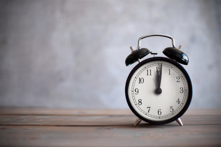 Vintage alarm clock close upの写真素材