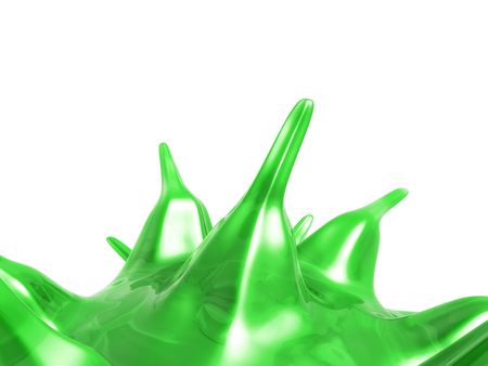 3D Render - Object - Organic Spore, Close-Upの写真素材