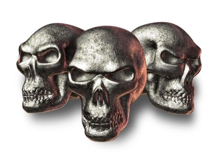 3D Render - Object - Fantasy Skullsの写真素材
