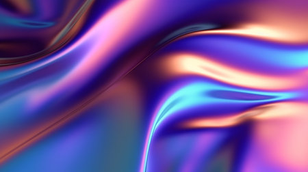 abstract background with smooth lines in blue, purple and pink colorsの素材