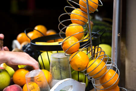 squeezed orangesの写真素材