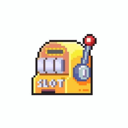 pixel art video game machine vector illustration eps 10. pixel art video game machineのイラスト素材