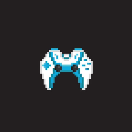 console controller in pixel art styleのイラスト素材