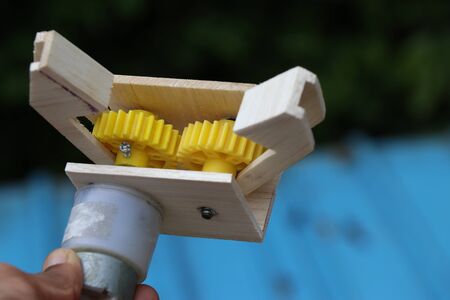 Gripper used in robotic arms for holding objectsの写真素材