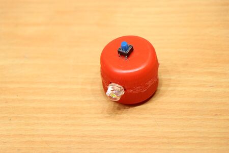 Very small LED Torch light with on off switchの写真素材