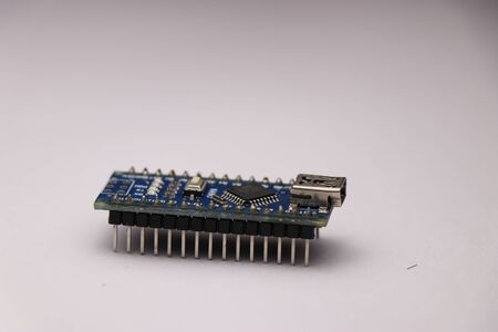 nano board on white background side viewの写真素材