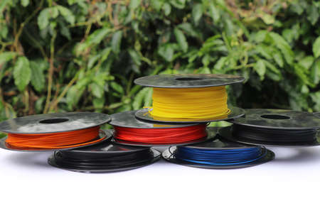 Small group of multicolor filaments, Recyclable bioplastic filament for 3D printing machine