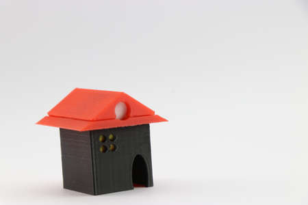 3D printed model house made using 3d printing technology, Concept of advancement in the construction...