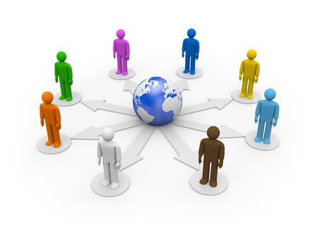 Global communicationの写真素材