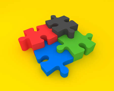 Conceptual illustration. Isolated on whiteの写真素材