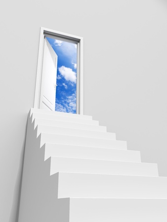 Conaptual image. Freedom concept. Isolated on whiteの写真素材