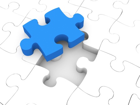 Business concept - isolated on whiteの写真素材