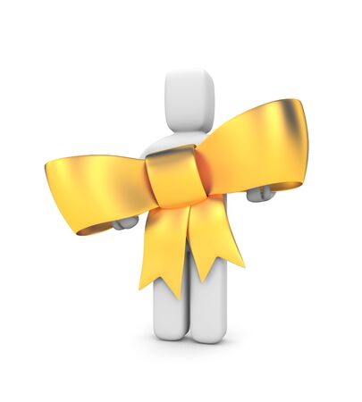 Celebration metaphor. Isolated on whiteの写真素材