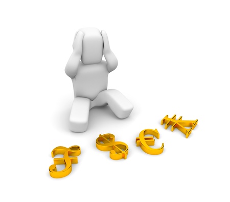 Business concept. Isolated on whiteの写真素材