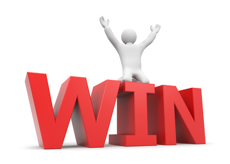 Success concept. Isolated on whiteの写真素材