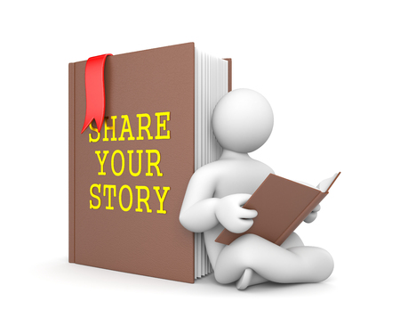 Share your storyの写真素材