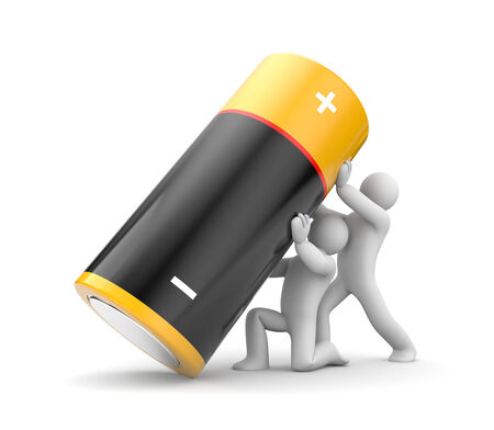 New charge concept 3d illustration imageの写真素材
