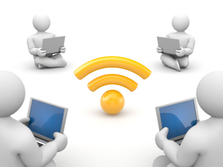 Free Wifiの写真素材