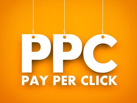 Pay per click. Business backgroundの写真素材