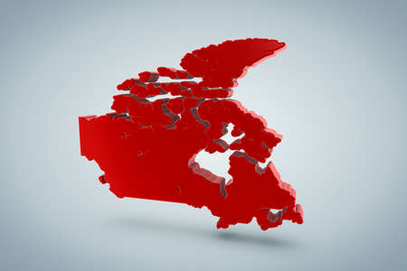 Canada Mapの写真素材