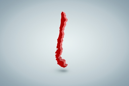 Chile Mapの写真素材