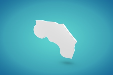 Costa Rica Map の写真素材