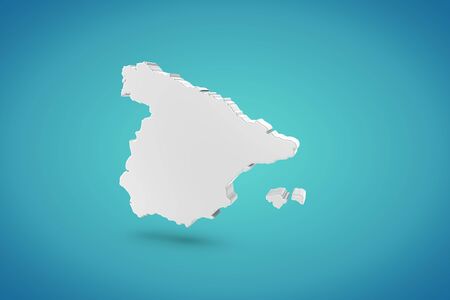 Spain Mapの写真素材