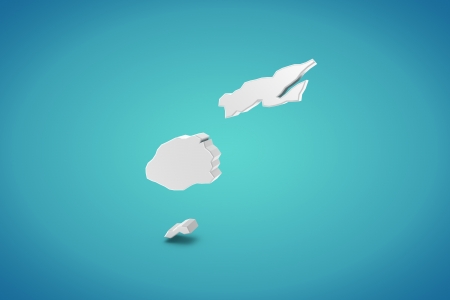 Fiji Map の写真素材