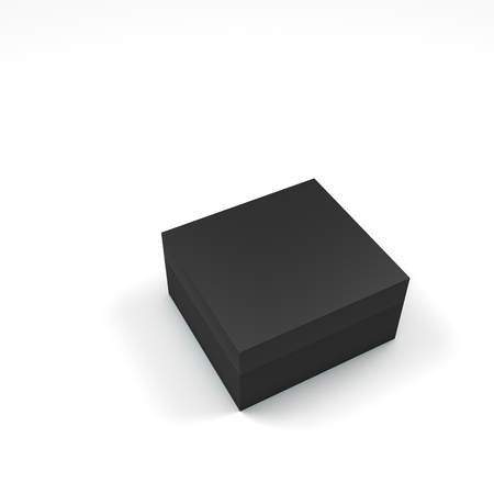 3d box with different color and angle の写真素材