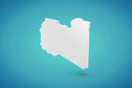 Libya Map の写真素材