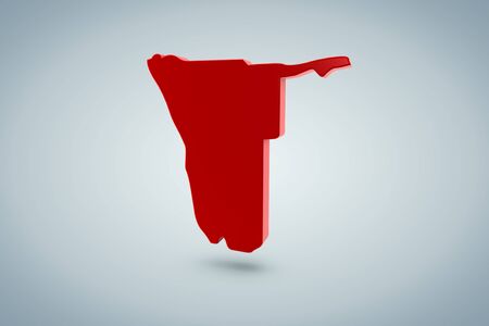 Namibia Mapの写真素材