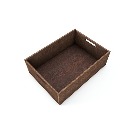 Wooden crate box for food, fruits and vegetables