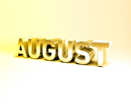 3D Illustration of Metal Calendar Render isolated on White Backgroundの写真素材