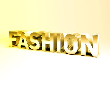 3D Illustration of Metal Text Render isolated on White Backgroundの写真素材