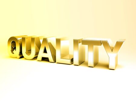 3D Illustration of Metal Text Render isolated on White Backgroundの写真素材