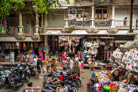 Bali, Denpasar Indonesia July 07 2012 Street Marketのeditorial素材