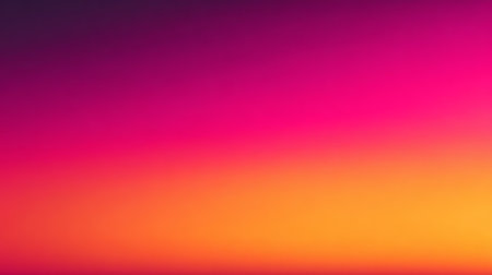Vibrant gradient background with pink, orange, and yellow hues.の素材