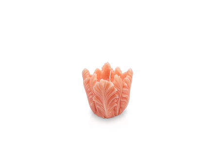 tangerine peel on white background, orange peel on white backgroundの写真素材