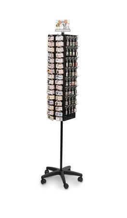 3D Illustration of a Shower Rack Full of Billboards