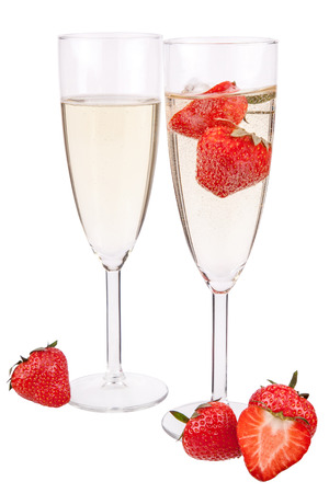 Strawberry champagneの写真素材