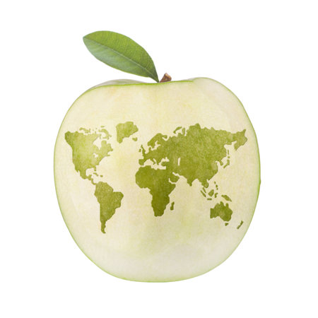 Apple worldの写真素材