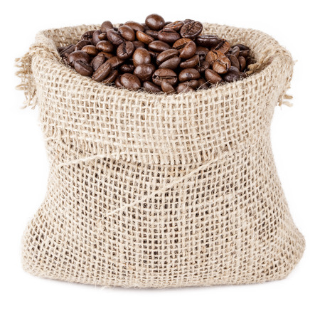 isolated coffee sackの写真素材