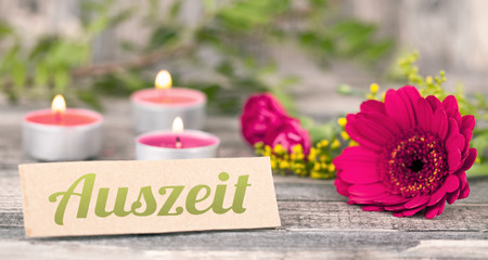 wellness background (in german)の写真素材