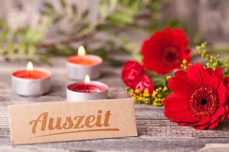 wellness background (in german)の写真素材