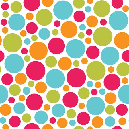 seamless colorful dots pattern vector backgroundのイラスト素材