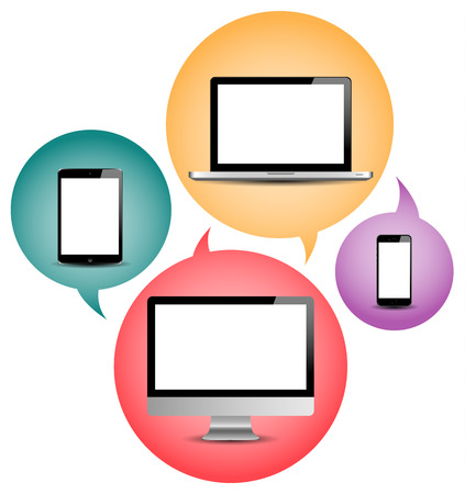 communication vector designのイラスト素材