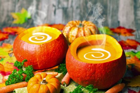 Pumpkin soupの写真素材