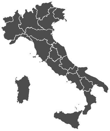 Italy mapのイラスト素材