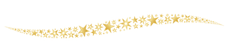 Star trail goldのイラスト素材